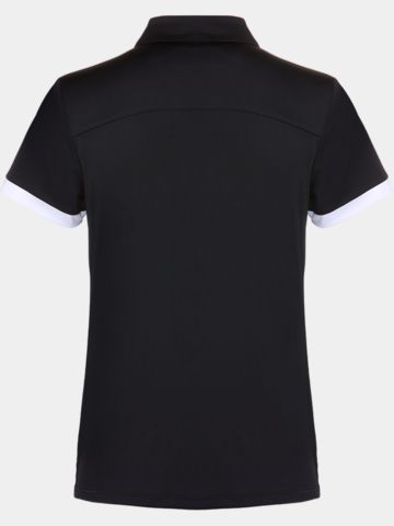 Valiente Funktions Halbarm Polo schwarz