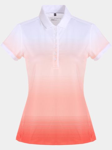 Valiente Druck Halbarm Polo koralle