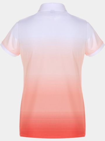 Valiente  Druck Halbarm Polo koralle