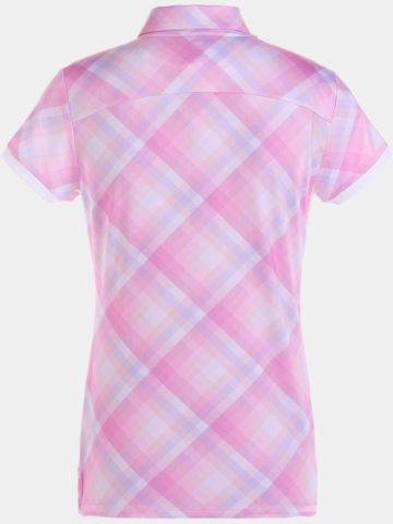 Valiente Druck Halbarm Polo kariert