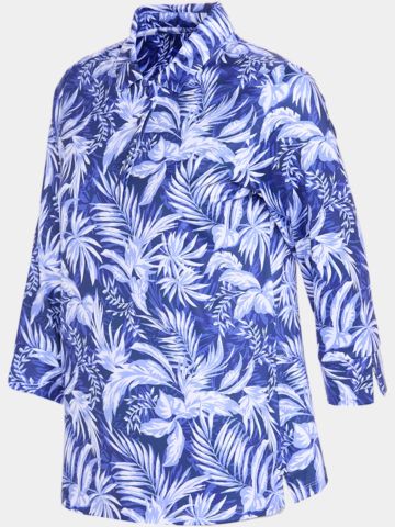 Valiente  Druck 3/4 Arm Polo blau