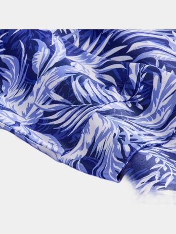 Valiente Druck 3/4 Arm Polo blau