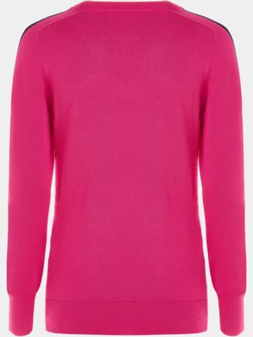 Valiente V-neck sweater knit pink