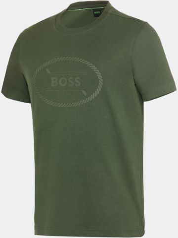 BOSS  Tee Logo Heritage Halbarm T-Shirt tanne