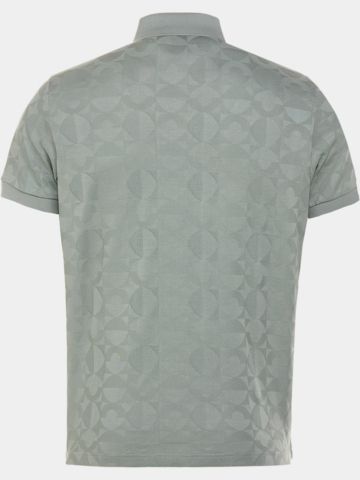 BOSS Pirax Striped C Halbarm Polo oliv