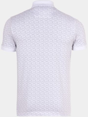 BOSS Paddy Striped C Halbarm Polo weiß