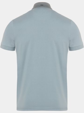 BOSS Paule Rib Halbarm Polo oliv