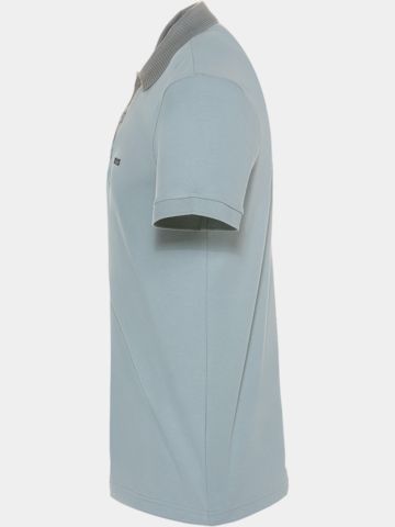 BOSS  Paule Rib Halbarm Polo oliv