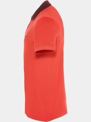 BOSS  Paule Rib Polo s krátkým rukávem červená