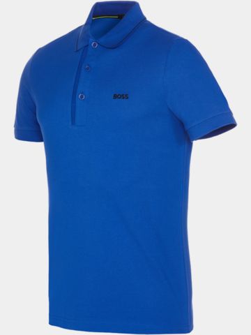 BOSS Paule 4 Halbarm Polo royal