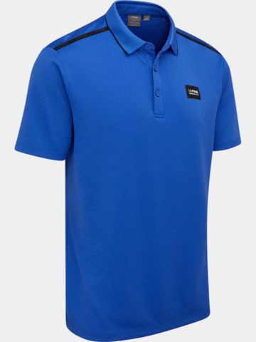 Ping  Corby Halbarm Polo blau