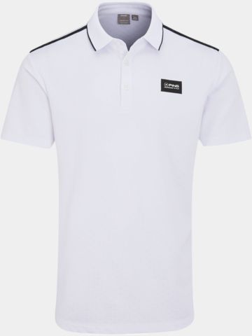 Ping Corby Halbarm Polo weiß