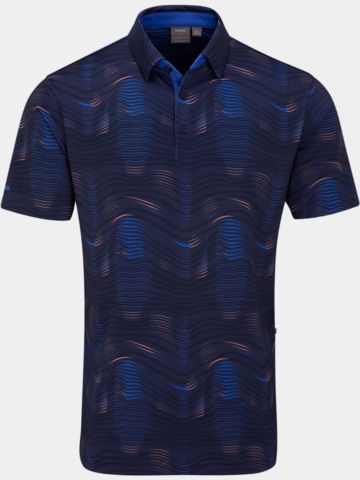 Ping Optic Groove Halbarm Polo navy