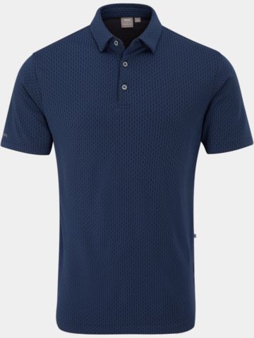 Ping Hershel Halbarm Polo blau