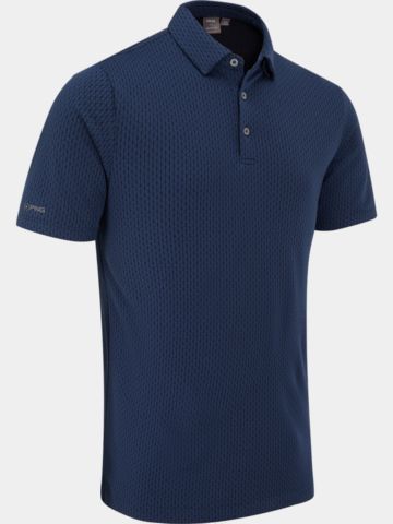 Ping  Hershel Halbarm Polo blau