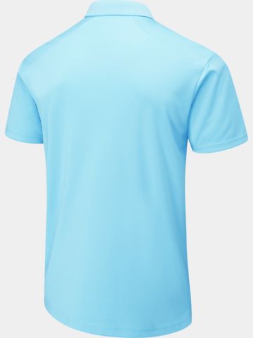 Ping Lindum half-sleeve polo turquoise