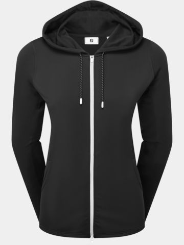 FootJoy Full-Zip Hoodie Jacke Sweatshirt schwarz