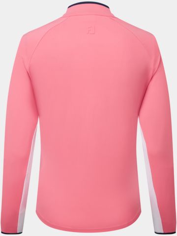 FootJoy 1/4 Zip LS Sun Pro Shirt Stretch Midlayer pink