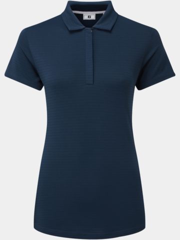 FootJoy Jacquard Shirt Halbarm Polo navy
