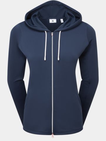 FootJoy Full-Zip Hoodie Jacke Sweatshirt navy