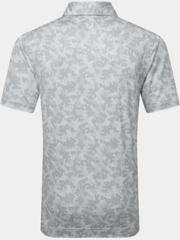 FootJoy Pop Camo Lisle Halbarm Polo grau