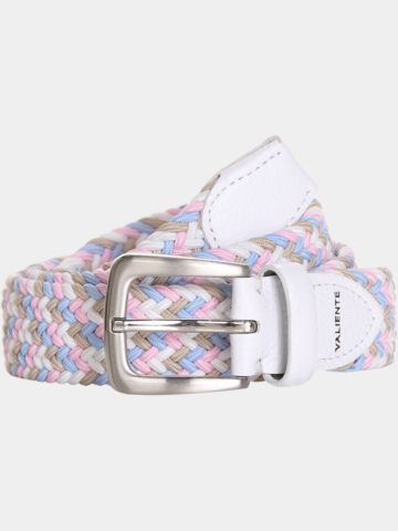 Valiente  Flecht Gürtel rosa