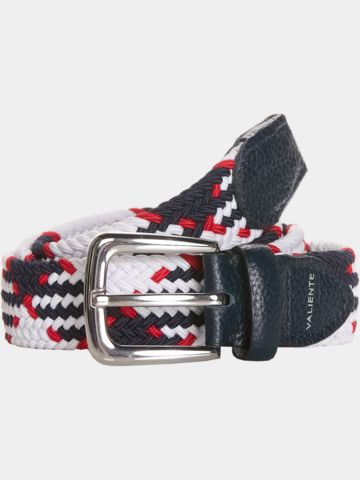 Valiente Flecht Gürtel rot