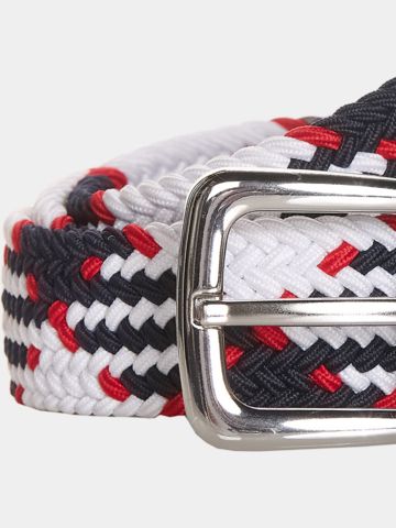 Valiente Flecht Gürtel rot