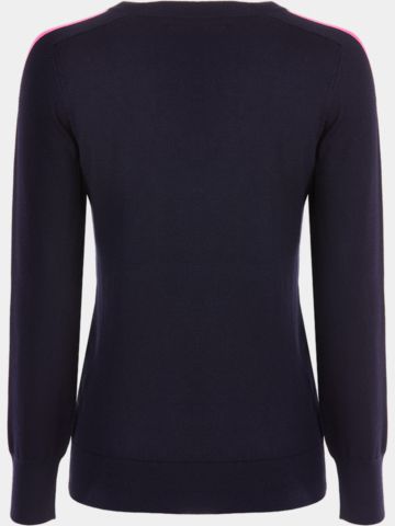 Valiente V-neck sweater knit navy