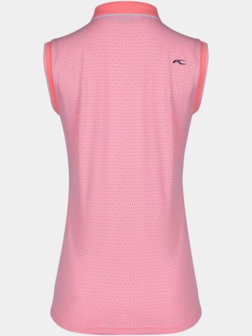Kjus Ella Structure ohne Arm Polo rosa