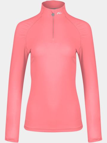 Kjus Nora Cooling Half-Zip Stretch Unterzieher rosa