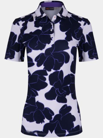 Kjus Enya Printed Halbarm Polo weiß