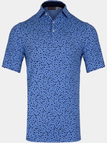 Kjus Golfer Halbarm Polo blau