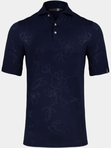Kjus Motion Emboss Halbarm Polo navy