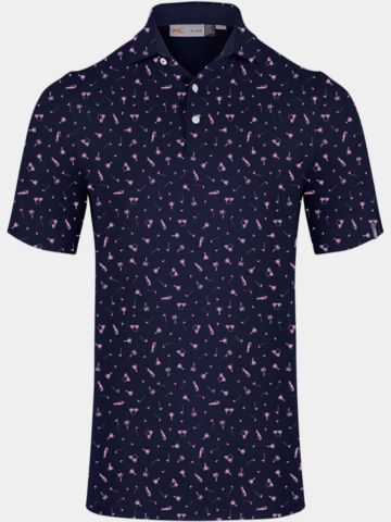 Kjus Golfer Halbarm Polo dunkelblau