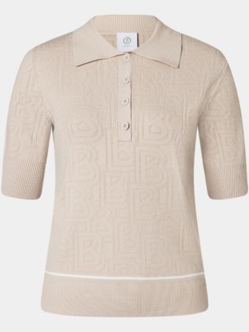 Bogner MAIA Halbarm Polo beige