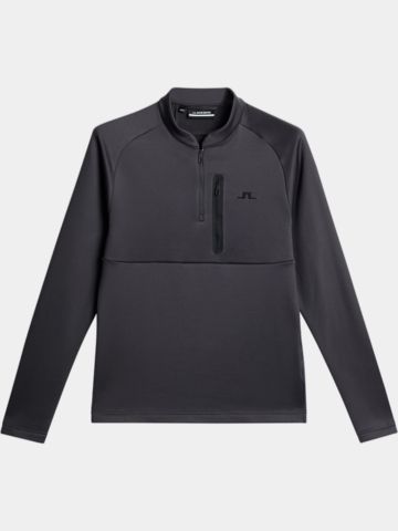 J.Lindeberg Adam Quarter Zip Mid Layer Thermo Midlayer anthrazit