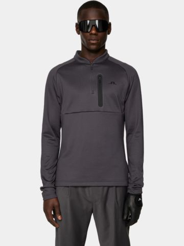 J.Lindeberg Adam Quarter Zip Mid Layer Thermo Midlayer anthrazit