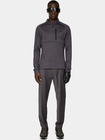 J.Lindeberg Adam Quarter Zip Mid Layer Thermo Midlayer anthrazit