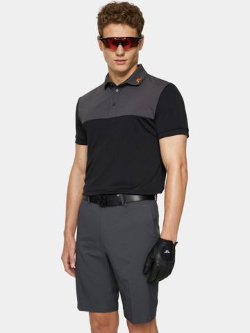J.Lindeberg Jeff Reg Fit Halbarm Polo anthrazit