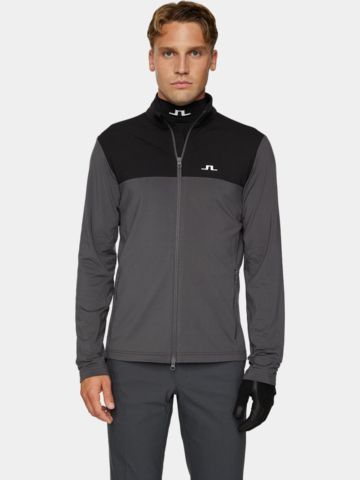 J.Lindeberg Banks Mid Layer Stretch Jacke anthrazit