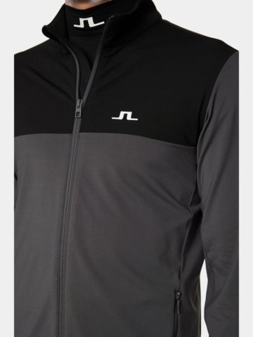 J.Lindeberg Banks Mid Layer Stretch Jacke anthrazit