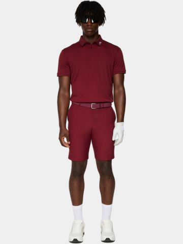 J.Lindeberg  KV Regular Fit Halbarm Polo bordeaux