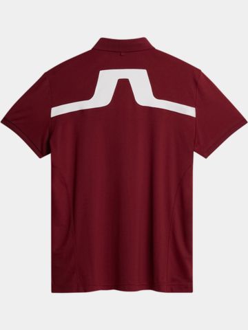 J.Lindeberg  KV Regular Fit Halbarm Polo bordeaux