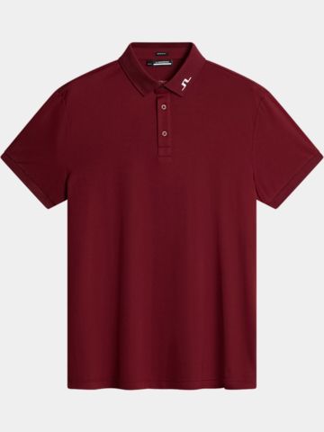 J.Lindeberg KV Regular Fit Halbarm Polo bordeaux