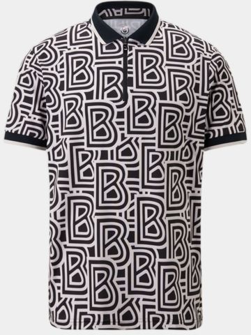 Bogner VALENTIN Halbarm Polo schwarz