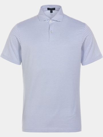 Peter Millar ALBATROSS - EDWIN SPREAD C Halbarm Polo hellblau