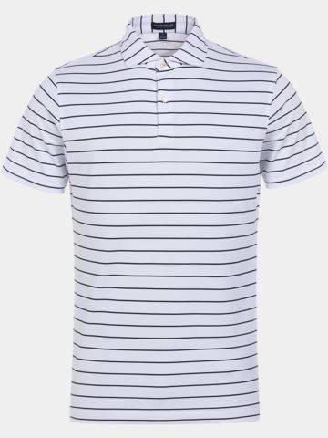 Peter Millar CODA - EDWIN SPREAD COLLAR Halbarm Polo weiß