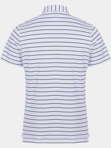 Peter Millar  CODA - EDWIN SPREAD COLLAR Halbarm Polo weiß