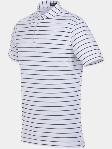 Peter Millar  CODA - EDWIN SPREAD COLLAR Halbarm Polo weiß